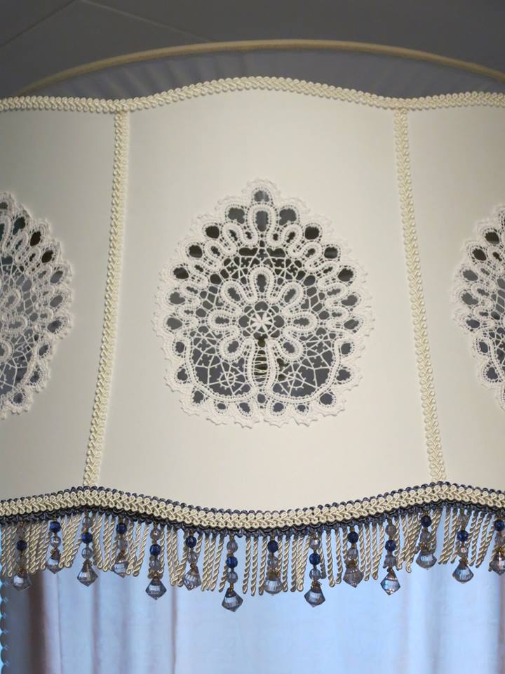 Декор абажура. Дизайн и исполнение: Алексей Гессель